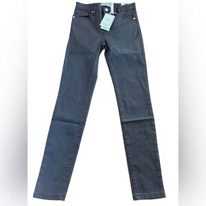 Mango MNG ISA Skinny Jeans Brown Denim Mid Rise Stretch Size 0-2 (W 24-25”) NWT